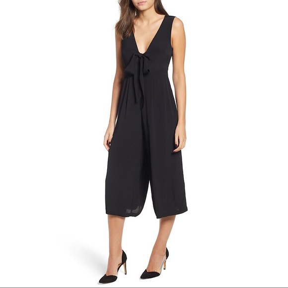 leith tie front jumpsuit
